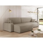 Γωνιακός καναπές Piano-Ekrou