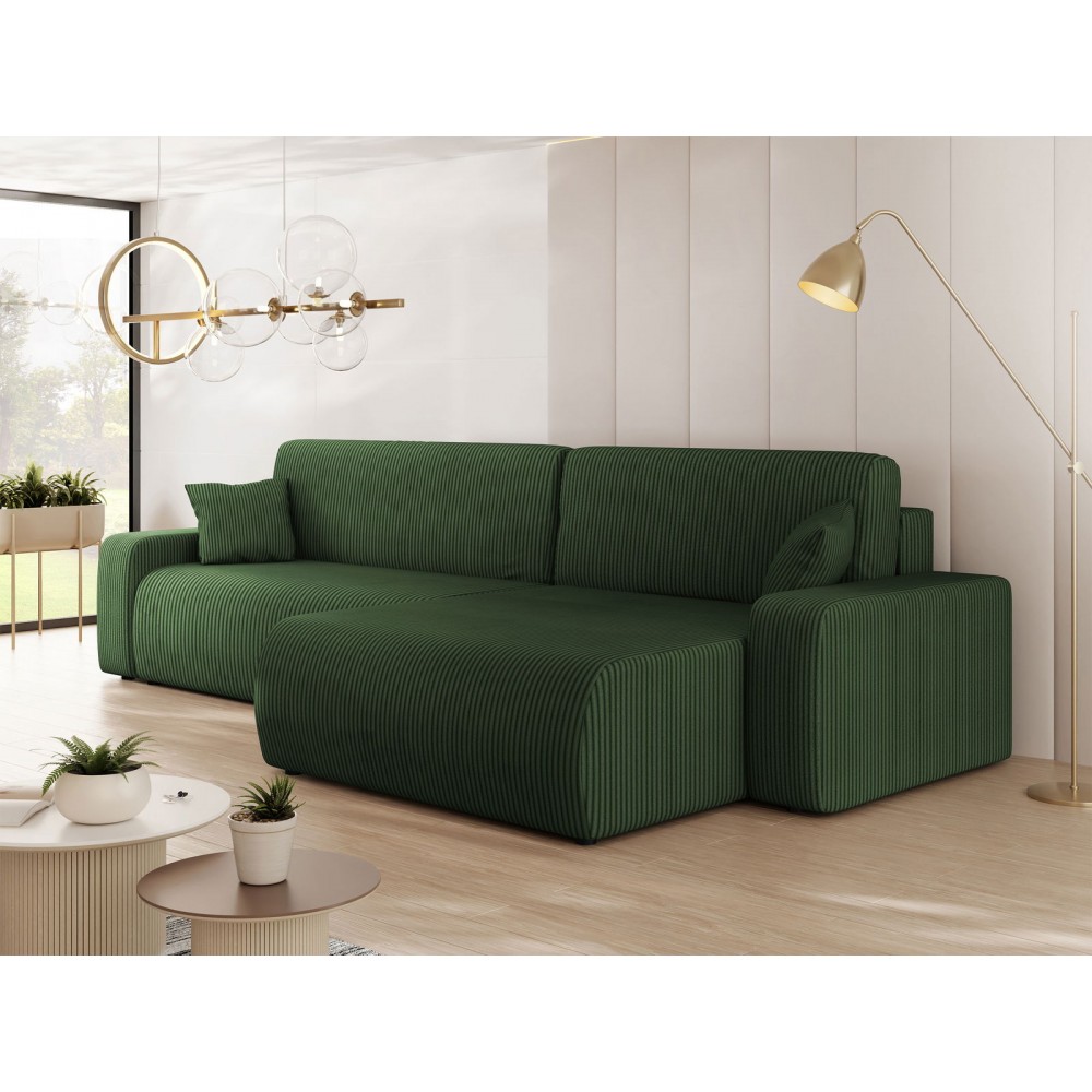 Γωνιακός καναπές Piano-Prasino