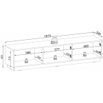 Έπιπλο τηλεόρασης Imperial-Leuko