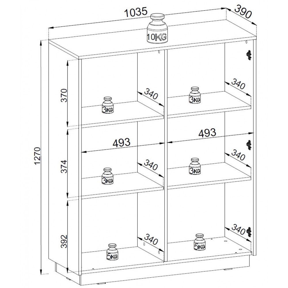 Μπουφές Imperial long-Mauro