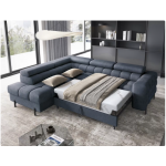 Γωνιακός καναπές Ferucce-Mple Skouro-Αριστερή