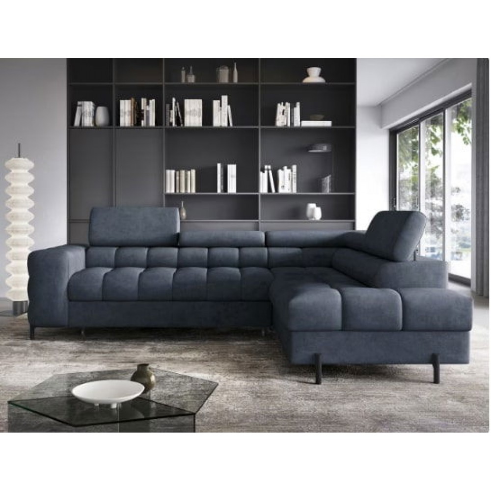 Γωνιακός καναπές Ferucce-Mple Skouro-Δεξιά