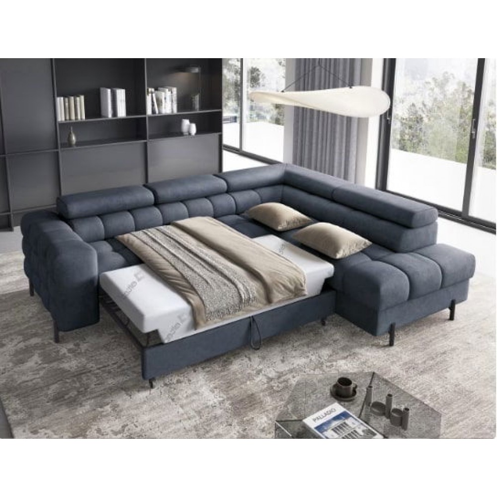 Γωνιακός καναπές Ferucce-Mple Skouro-Δεξιά