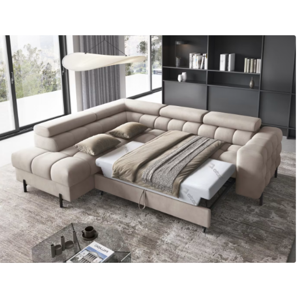 Γωνιακός καναπές Ferucce-Ekrou-Αριστερή