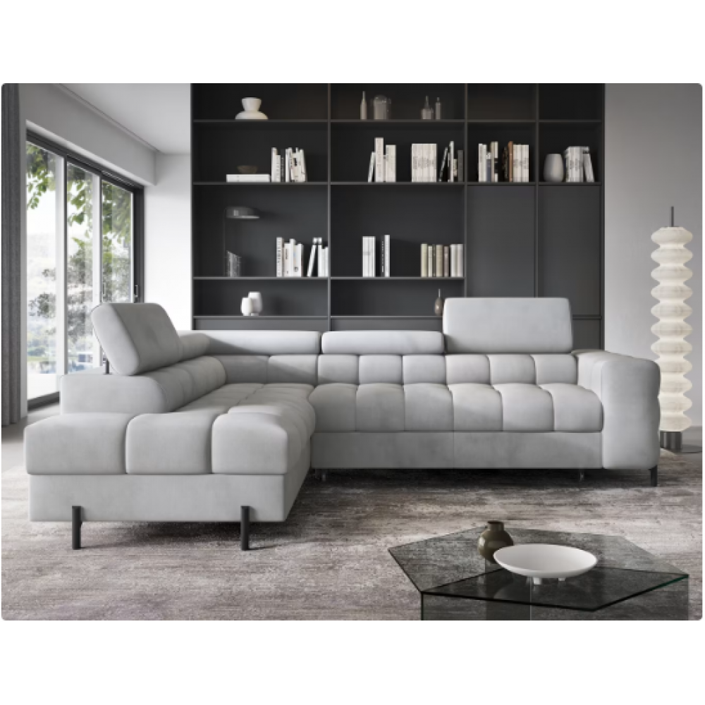 Γωνιακός καναπές Ferucce-Gkri-Αριστερή