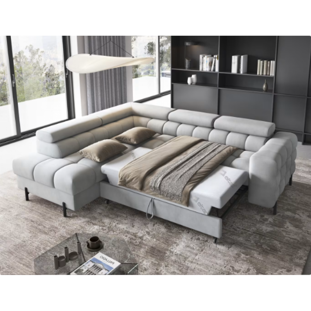 Γωνιακός καναπές Ferucce-Gkri-Αριστερή