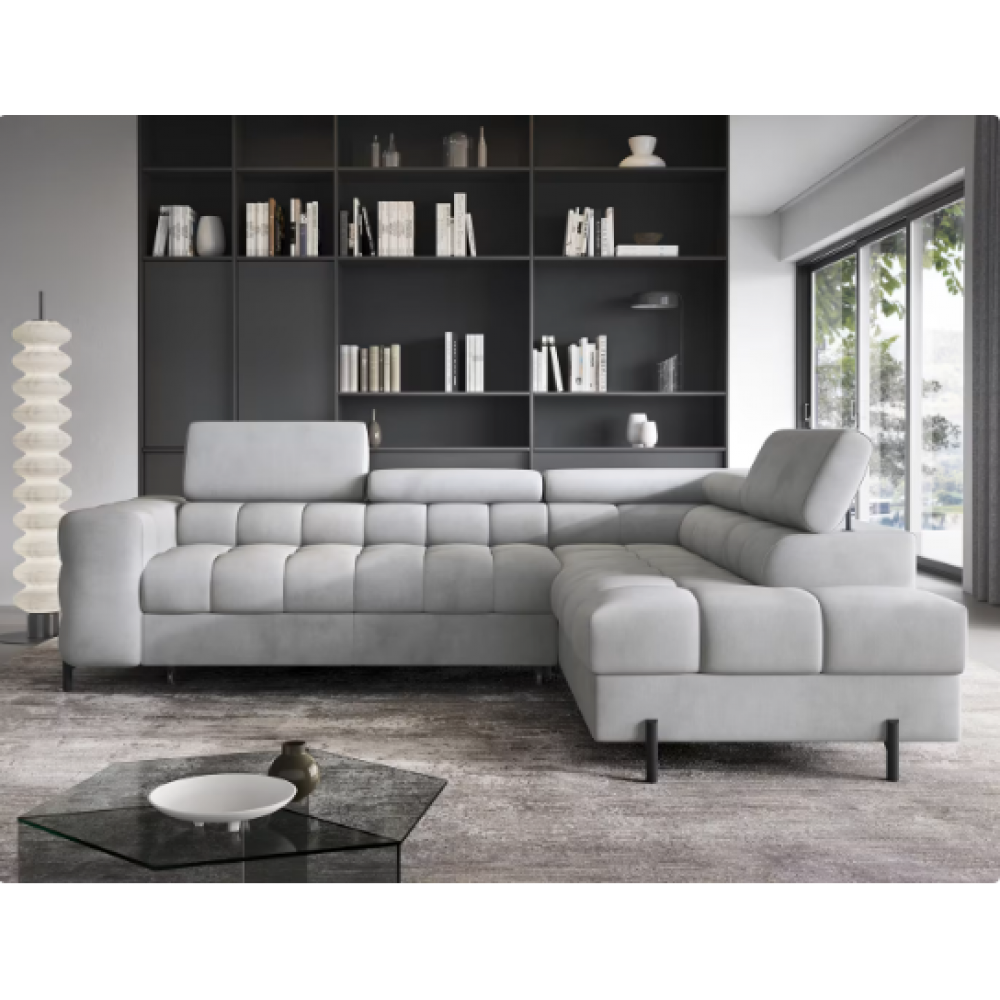 Γωνιακός καναπές Ferucce-Gkri-Δεξιά