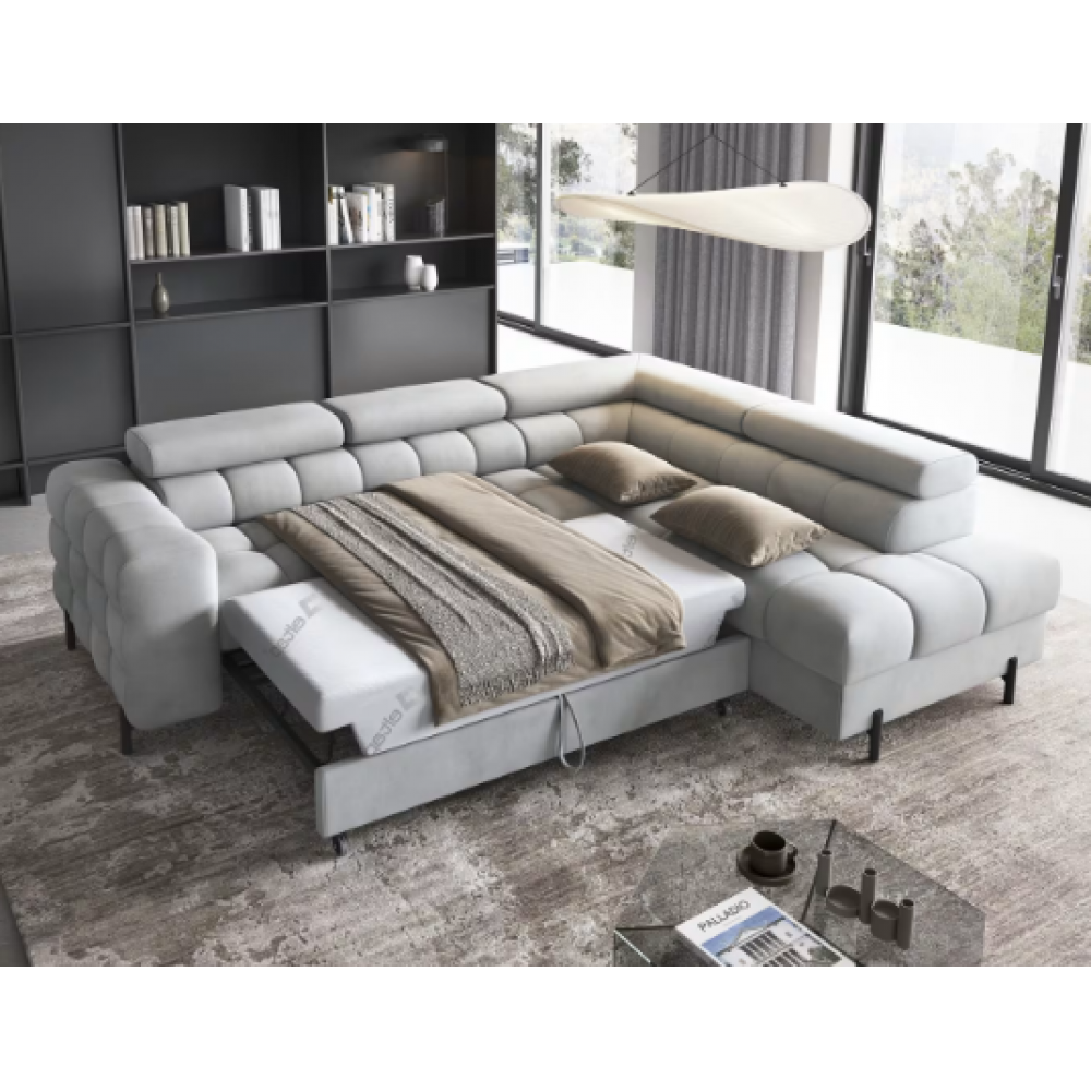 Γωνιακός καναπές Ferucce-Gkri-Δεξιά