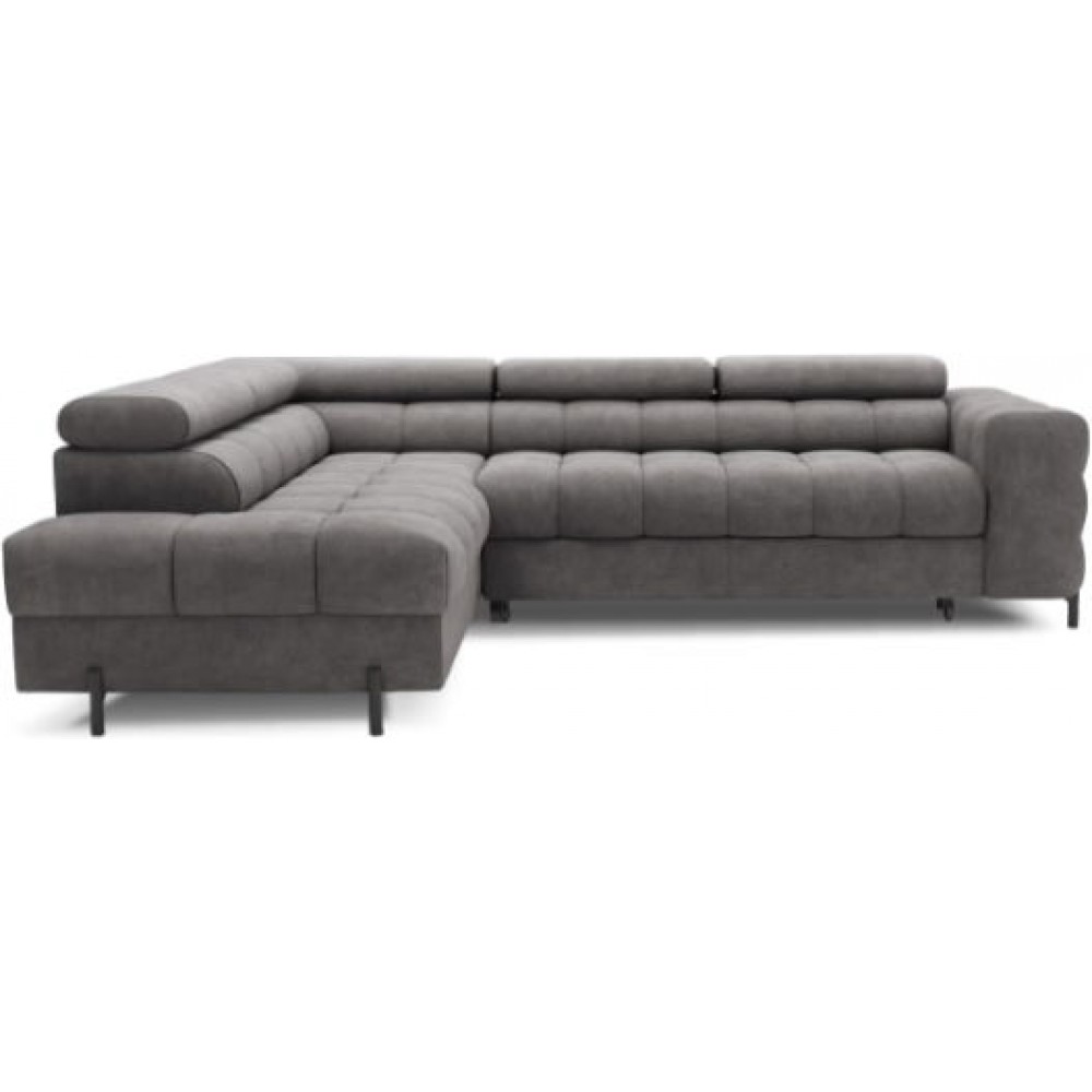 Γωνιακός καναπές Ferucce-Gkri Skouro-Αριστερή