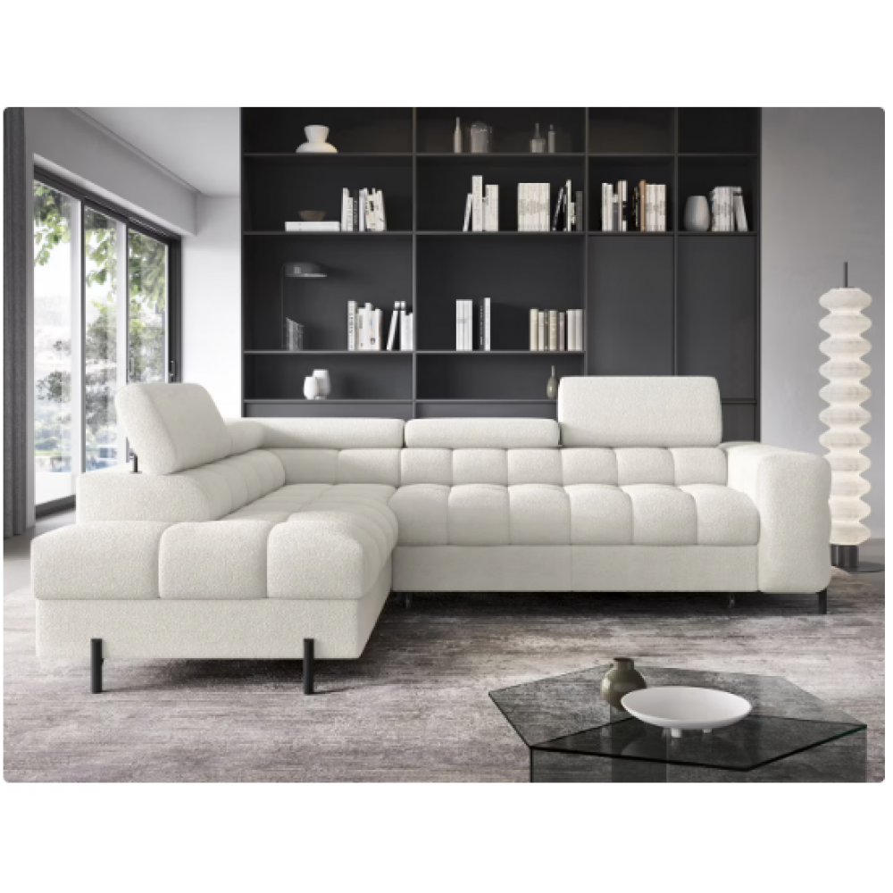 Γωνιακός καναπές Ferucce-Leuko-Αριστερή