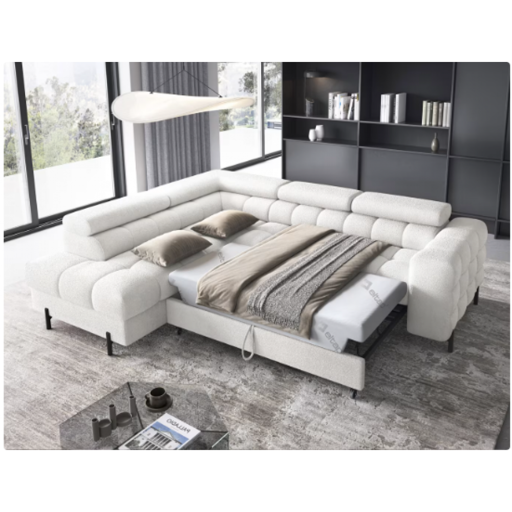 Γωνιακός καναπές Ferucce-Leuko-Αριστερή