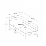 Παιδικό κρεβάτι Randers