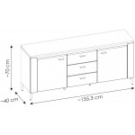 Έπιπλο τηλεόρασης Eclat I-Mauro