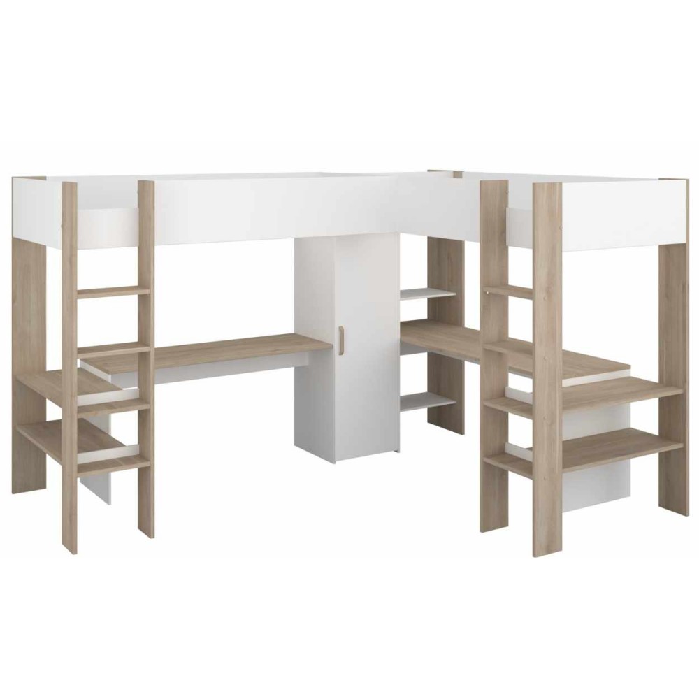 Πολυλειτουργική γωνιακή κουκέτα Alex