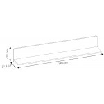 Ράφι Eclat 140x21.6x24