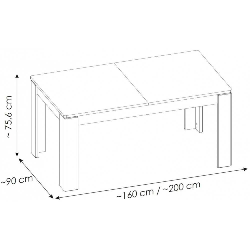 Επεκτεινόμενο Τραπέζι Eclat-Mauro