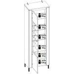 Βιτρίνα Eclat ψηλή-Mauro