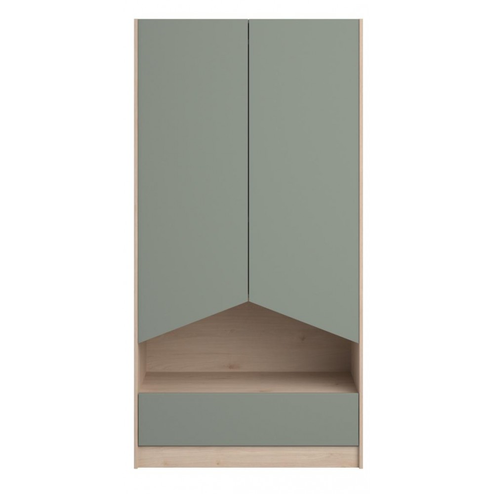 Ντουλάπα Shield δίφυλλη-Prasino