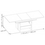 Τραπεζάκι σαλονιού Cordell I 110x65x56