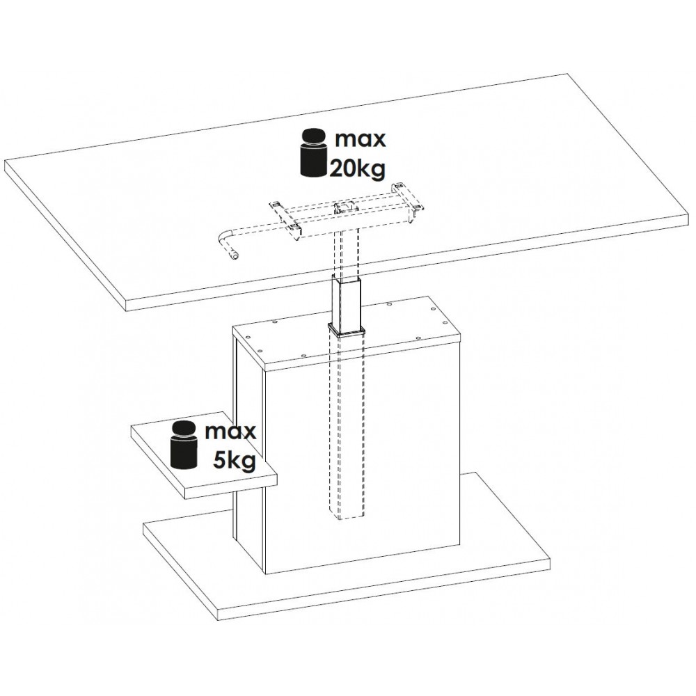 Τραπεζάκι σαλονιού Cordell IV-Drus Skouro