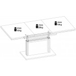 Τραπεζάκι σαλονιού Cordell V-Drus anoixto