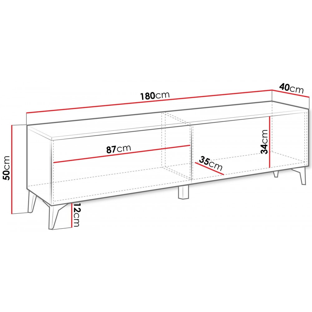 Έπιπλο τηλεόρασης Aurora I-Leuko Gualistero