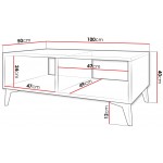 Τραπεζάκι σαλονιού Aurora-Leuko Gualistero