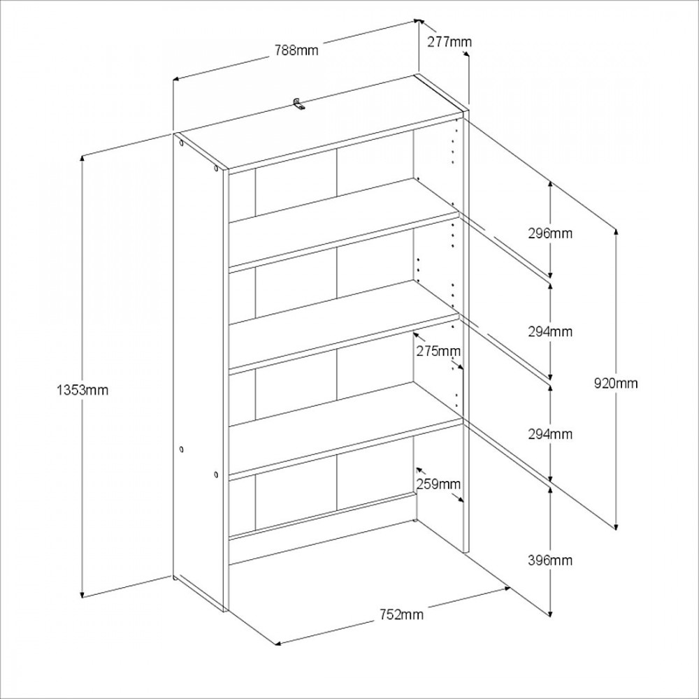 Κρεμαστή ραφιέρα Soria