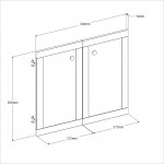 Σετ πόρτες για τη βιβλιοθήκη Soria