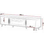 Έπιπλο τηλεόρασης Volare I-Mauro Marmaro