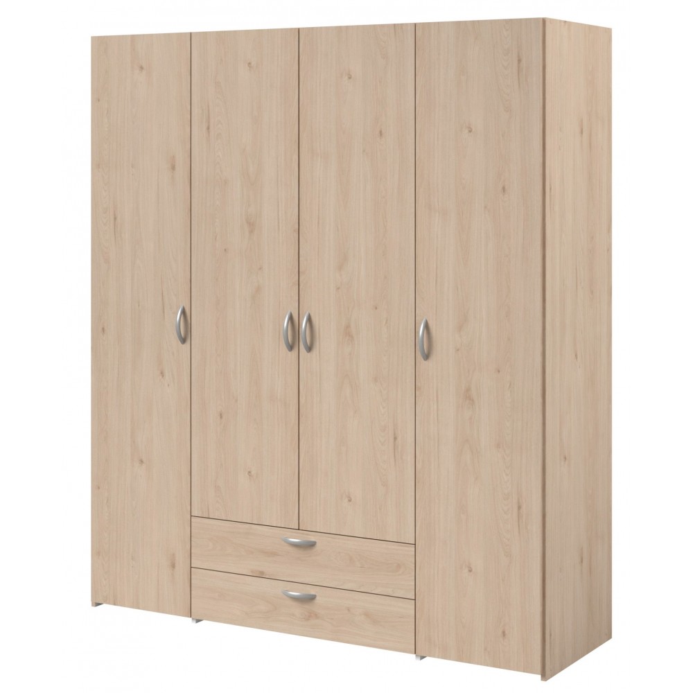 Ντουλάπα Dorm τετράφυλλη-Fusiko-Χωρίς πατάρι