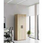 Ντουλάπα γραφείου Marbrand ψηλή-Fusiko-Mavro