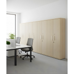 Ντουλάπα γραφείου Marbrand ψηλή-Sonoma-Leuko