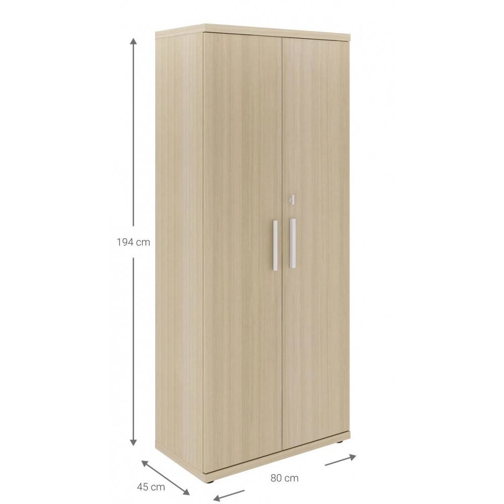 Ντουλάπα γραφείου Marbrand ψηλή-Sonoma-Leuko