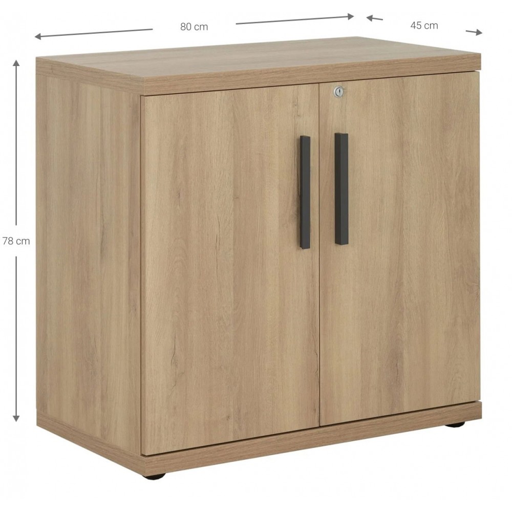 Ντουλάπα γραφείου Marbrand χαμηλή-Fusiko-Mavro