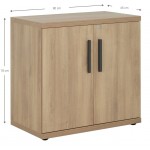 Ντουλάπα γραφείου Marbrand χαμηλή-Fusiko-Mavro