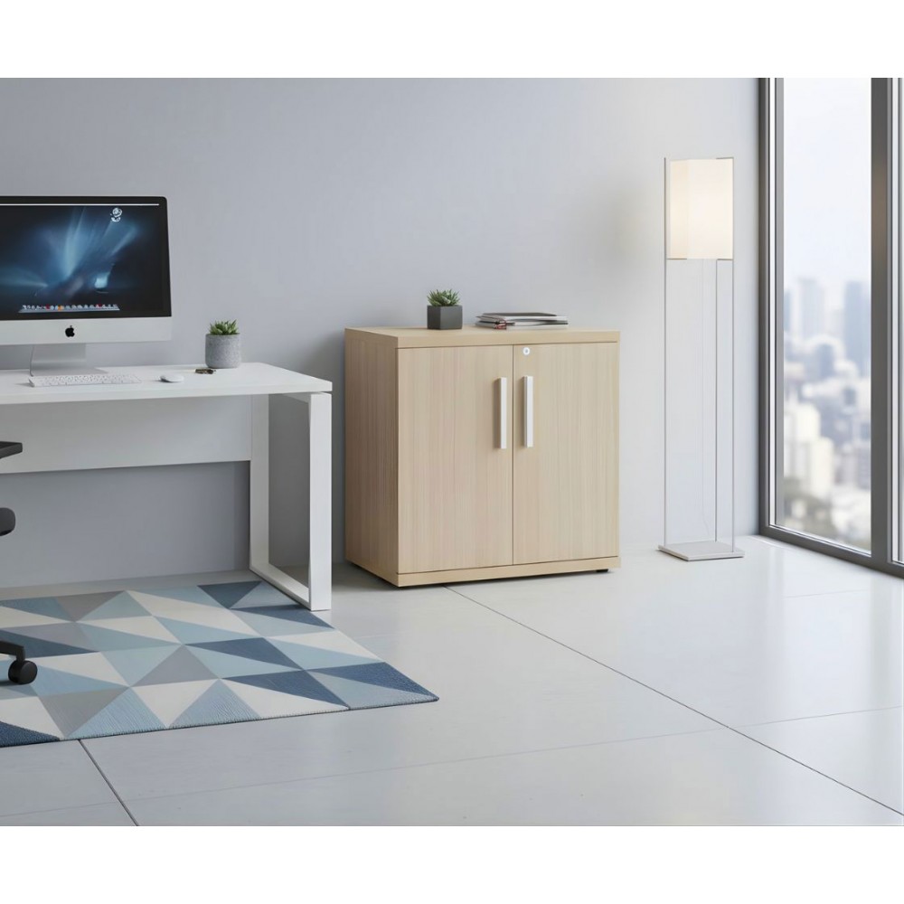 Ντουλάπα γραφείου Marbrand χαμηλή-Sonoma-Leuko