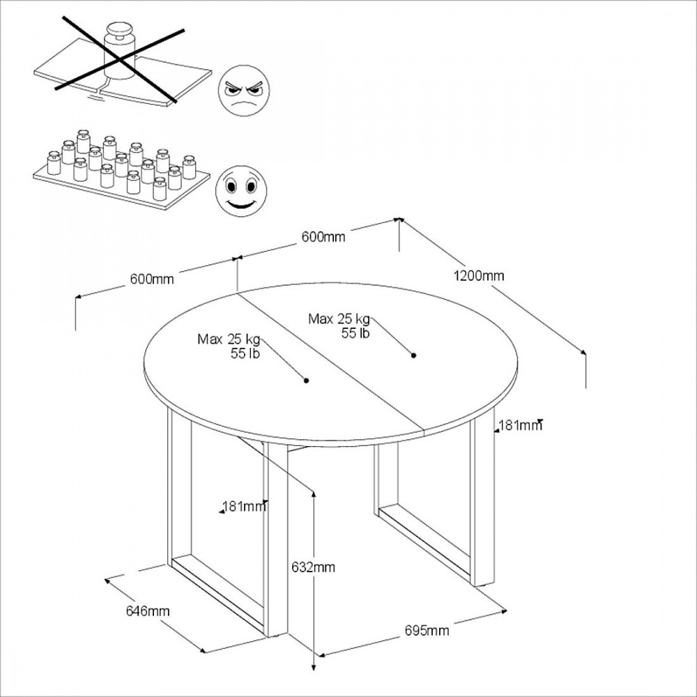 Επεκτεινόμενο τραπέζι West