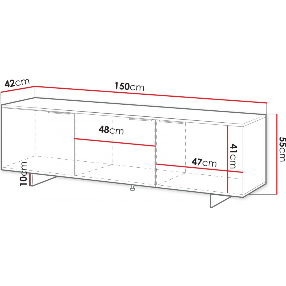 Έπιπλο τηλεόρασης Alma