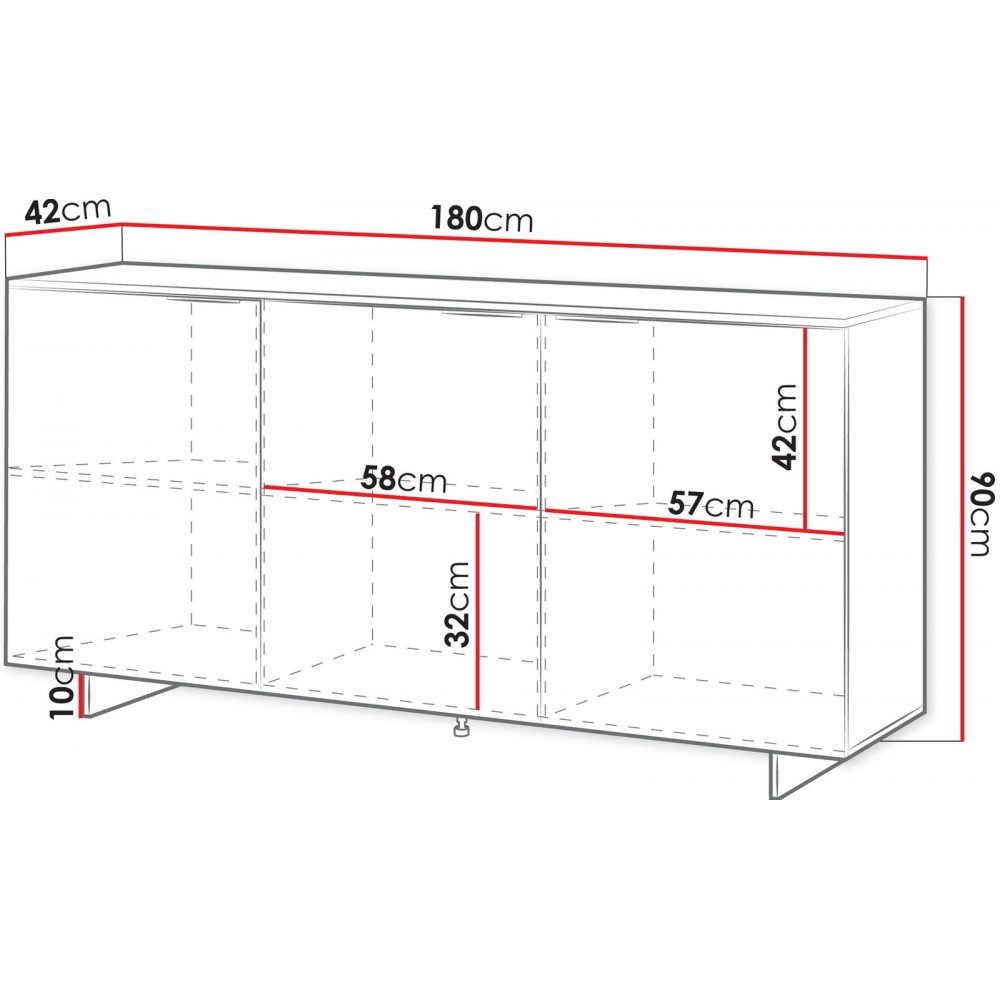 Μπουφές Alma long