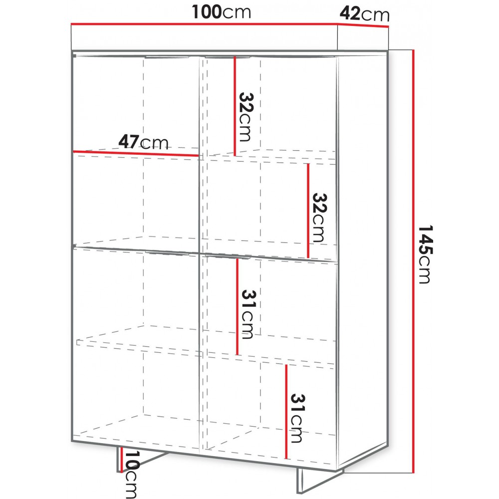 Μπουφές Alma high
