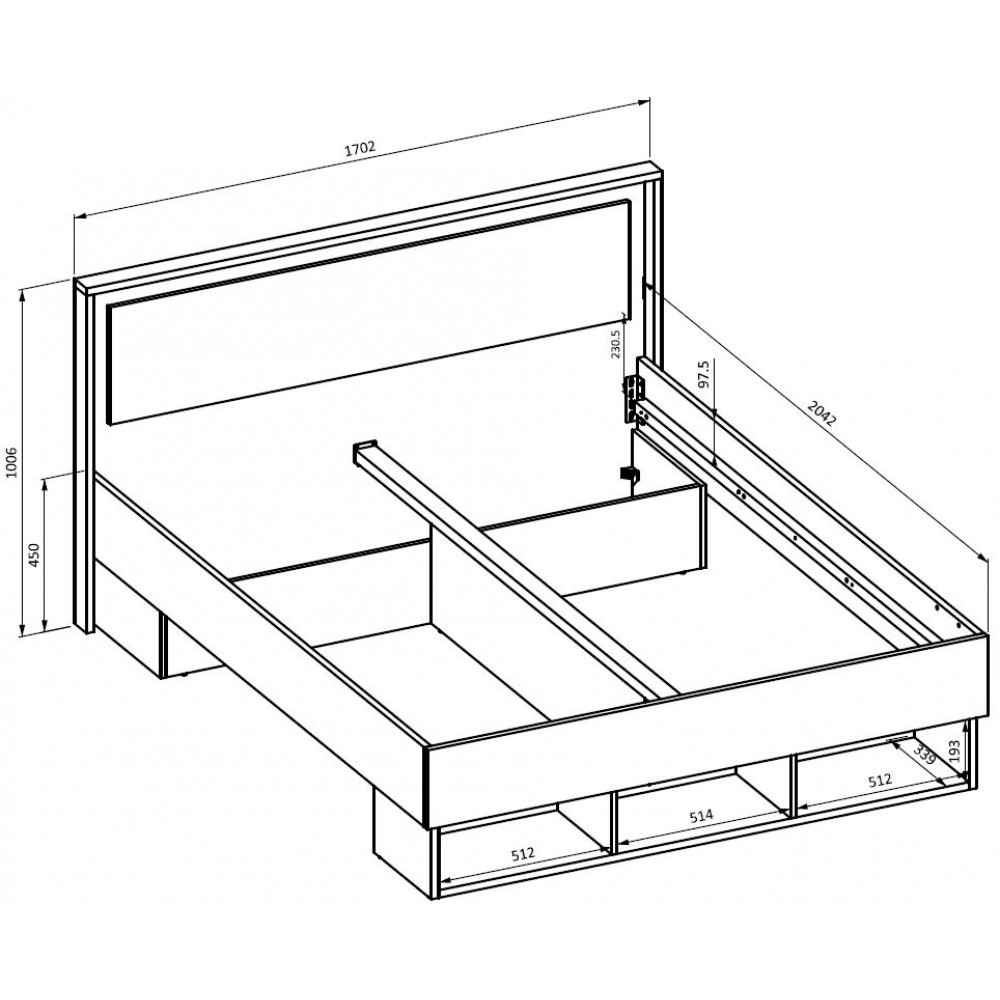 Κρεβάτι Shizen-160 x 200