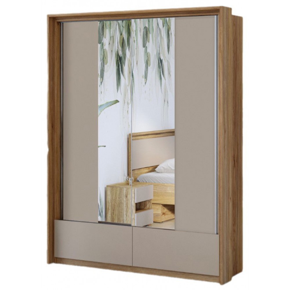 Ντουλάπα Shizen συρόμενη-Μήκος: 160 εκ.