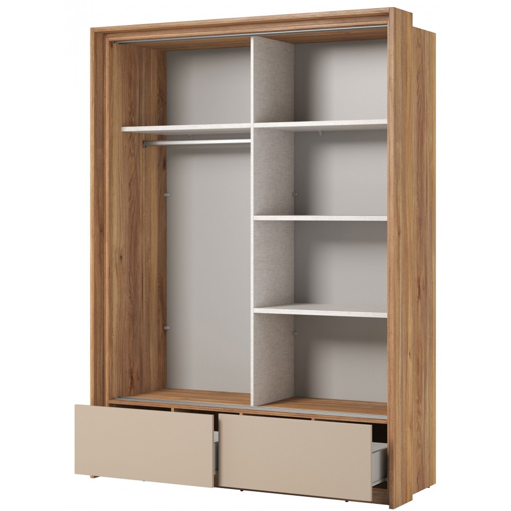 Ντουλάπα Shizen συρόμενη-Μήκος: 160 εκ.