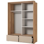 Ντουλάπα Shizen συρόμενη-Μήκος: 160 εκ.