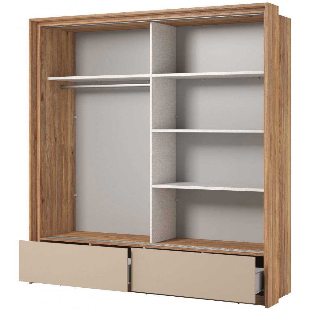 Ντουλάπα Shizen συρόμενη-Μήκος: 200 εκ.