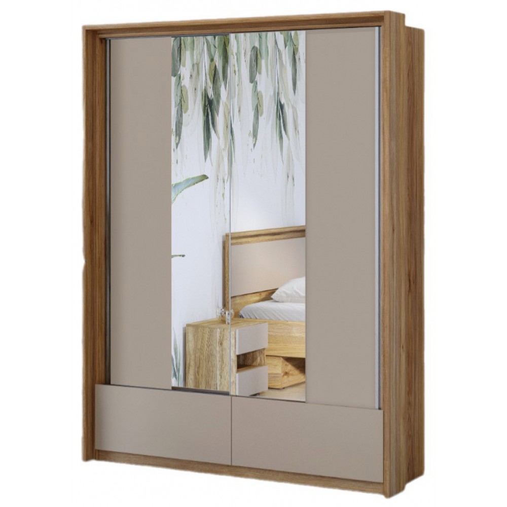 Ντουλάπα Shizen συρόμενη 160x63x219