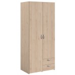 Ντουλάπα Dorm δίφυλλη- Fusiko-Χωρίς πατάρι