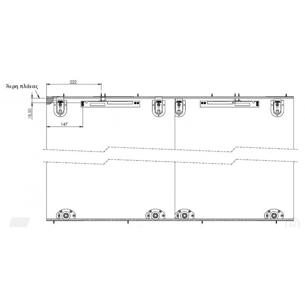 Σύστημα Soft Close για ντουλάπα Shizen συρόμενη