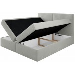 Επενδυμένο κρεβάτι Claire με στρώμα και ανώστρωμα-Gkri Anoixto-140 x 200